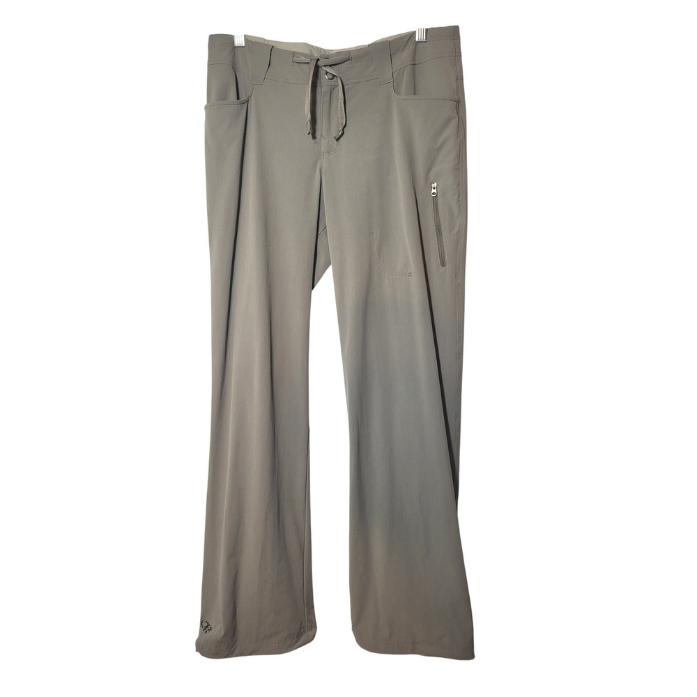 Outdoor Research Ferrosi Technical Pants Womens 8 Grey Stretch Hiking Ripstop
